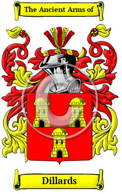 Dillards Family Crest/Coat of Arms