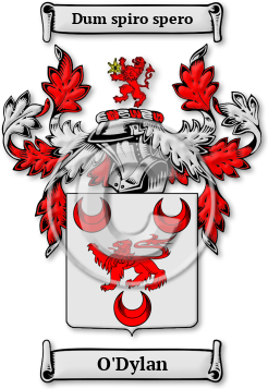 O'Dylan Family Crest Download (jpg) Legacy Series - 150 DPI
