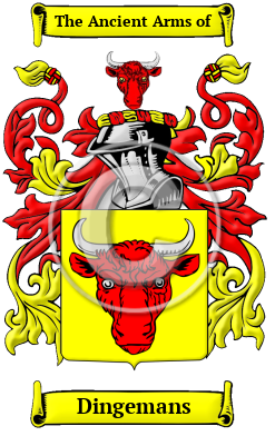 Dingemans Family Crest Download (JPG) Heritage Series - 600 DPI