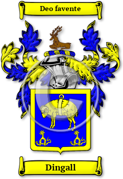 Dingall Family Crest Download (jpg) Legacy Series - 150 DPI