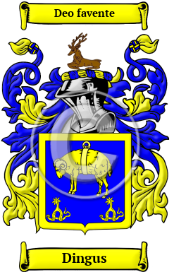 Dingus Family Crest/Coat of Arms