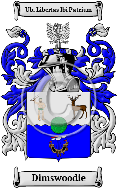 Dimswoodie Family Crest/Coat of Arms