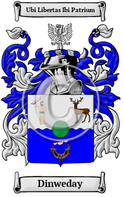 Dinweday Family Crest/Coat of Arms