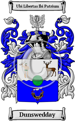 Dunswedday Family Crest/Coat of Arms