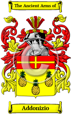 Addonizio Family Crest/Coat of Arms