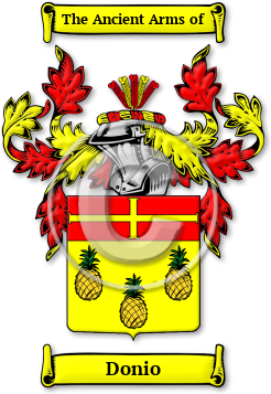Donio Family Crest Download (JPG) Legacy Series - 600 DPI