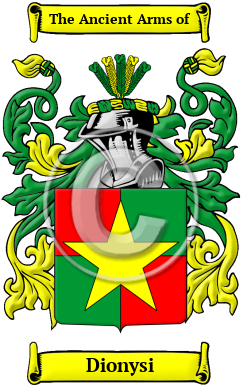 Dionysi Family Crest/Coat of Arms