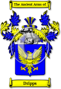 Dripps Family Crest Download (jpg) Legacy Series - 150 DPI
