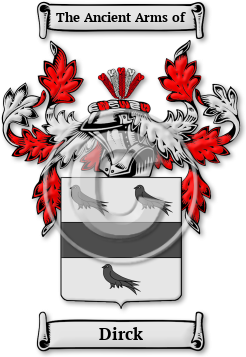 Dirck Family Crest Download (JPG) Legacy Series - 600 DPI