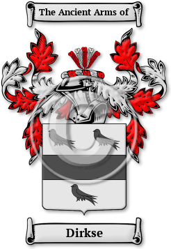 Dirkse Family Crest Download (jpg) Legacy Series - 150 DPI