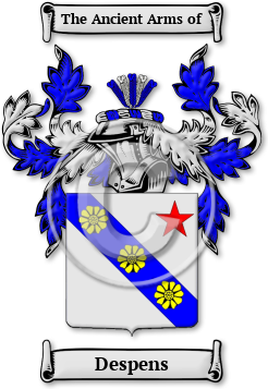 Despens Family Crest Download (JPG) Legacy Series - 600 DPI