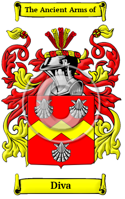 Diva Name Meaning, Family History, Family Crest & Coats of Arms