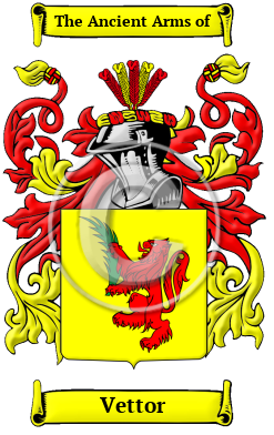 Vettor Family Crest/Coat of Arms