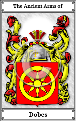 Dobes Family Crest Download (JPG)  Book Plated - 150 DPI