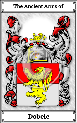 Dobele Family Crest Download (JPG)  Book Plated - 150 DPI