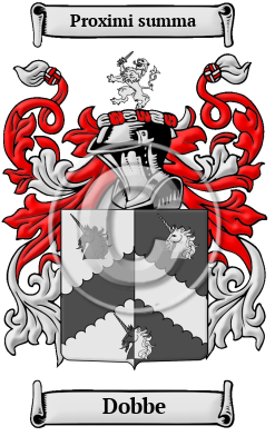 Dobbe Family Crest/Coat of Arms