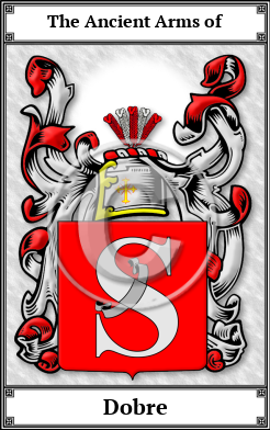 Dobre Family Crest Download (JPG)  Book Plated - 150 DPI