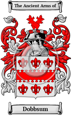 Dobbsum Family Crest/Coat of Arms