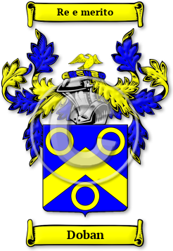 Doban Family Crest Download (JPG) Legacy Series - 600 DPI