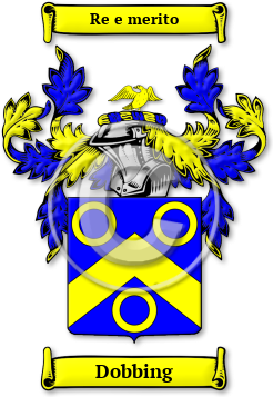 Dobbing Family Crest Download (jpg) Legacy Series - 150 DPI