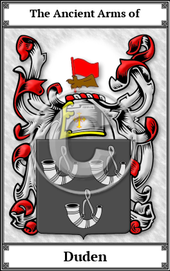 Duden Family Crest Download (JPG)  Book Plated - 150 DPI