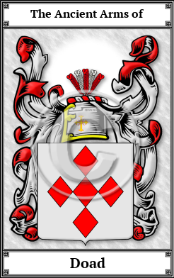 Doad Family Crest Download (JPG)  Book Plated - 150 DPI