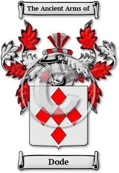 Dode Family Crest Download (jpg) Legacy Series - 150 DPI