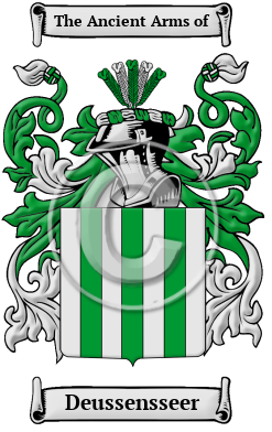 Deussensseer Family Crest/Coat of Arms