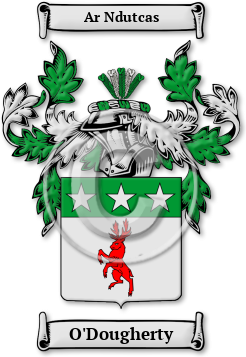 O'Dougherty Family Crest Download (jpg) Legacy Series - 150 DPI