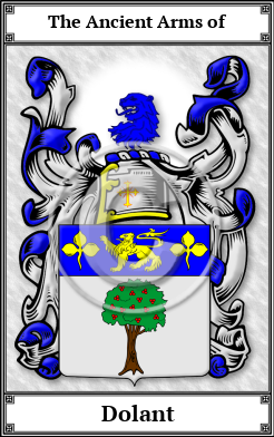 Dolant Family Crest Download (JPG)  Book Plated - 150 DPI
