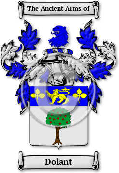 Dolant Family Crest Download (jpg) Legacy Series - 150 DPI