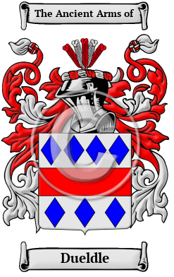 Dueldle Family Crest/Coat of Arms