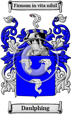 Daulphing Family Crest/Coat of Arms