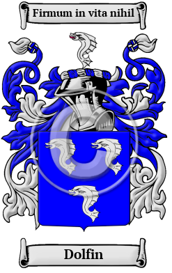 Dolfin Family Crest/Coat of Arms