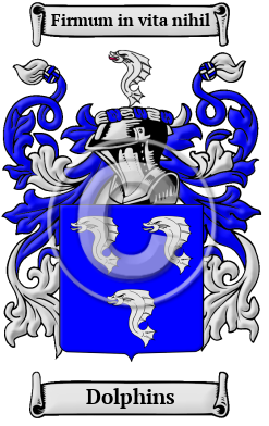Dolphins Family Crest/Coat of Arms