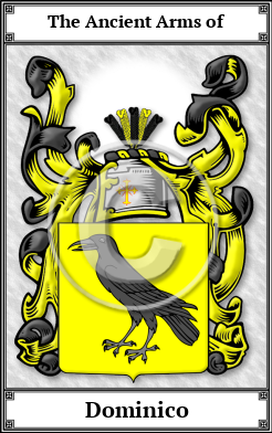 Dominico Family Crest Download (JPG)  Book Plated - 150 DPI