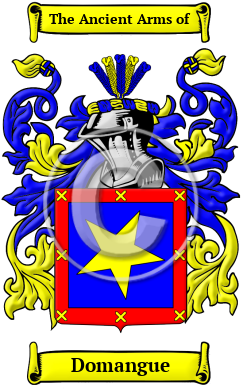 Domangue Family Crest/Coat of Arms