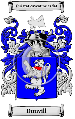 Dunvill Family Crest/Coat of Arms