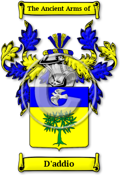 D'addio Family Crest Download (JPG) Legacy Series - 600 DPI