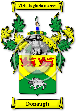 Donaugh Family Crest Download (jpg) Legacy Series - 150 DPI