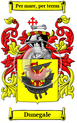 Dunegale Family Crest/Coat of Arms