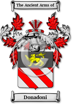 Donadoni Family Crest Download (jpg) Legacy Series - 150 DPI