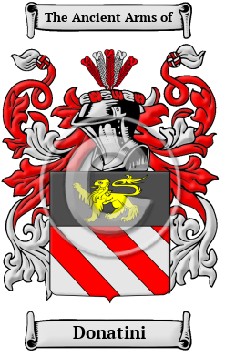 Donatini Family Crest/Coat of Arms