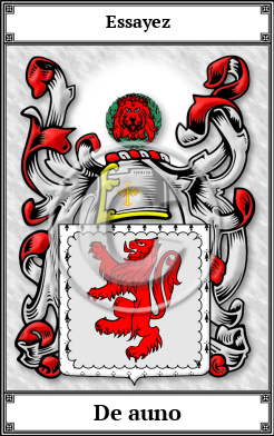 De auno Family Crest Download (JPG) Book Plated - 150 DPI