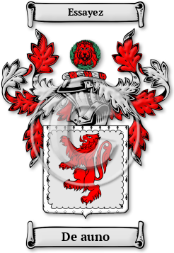 De auno Family Crest Download (JPG) Legacy Series - 600 DPI