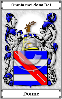 Donne Family Crest Download (JPG)  Book Plated - 150 DPI
