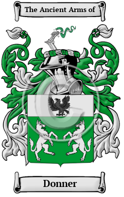 Donner Family Crest/Coat of Arms