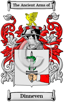 Dinneven Family Crest/Coat of Arms