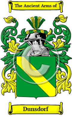 Dunsdorf Family Crest/Coat of Arms