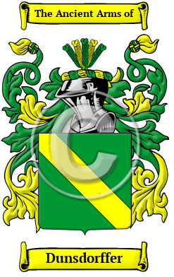 Dunsdorffer Family Crest/Coat of Arms